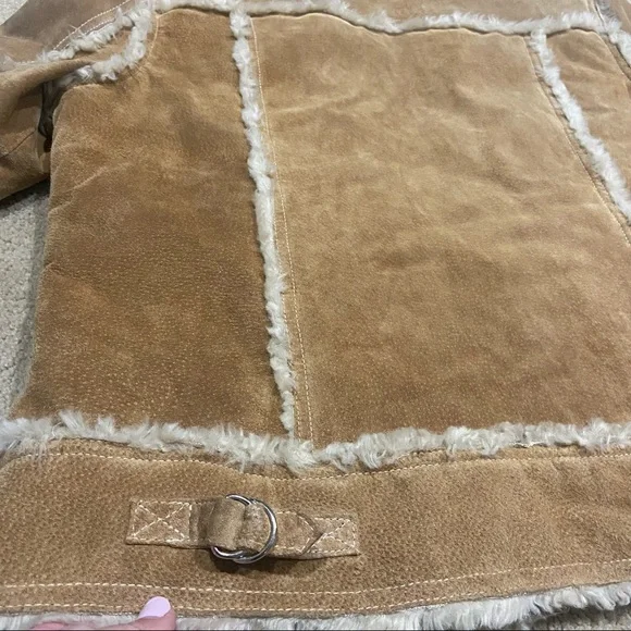 Wilsons Leather Tan Shearling Jacket - Picture 9 of 14